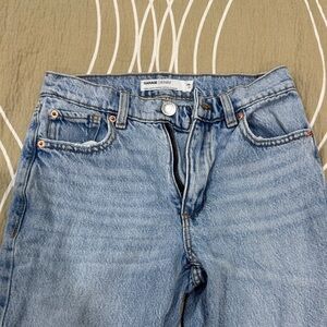 Garage Blue Straight Leg Jeans